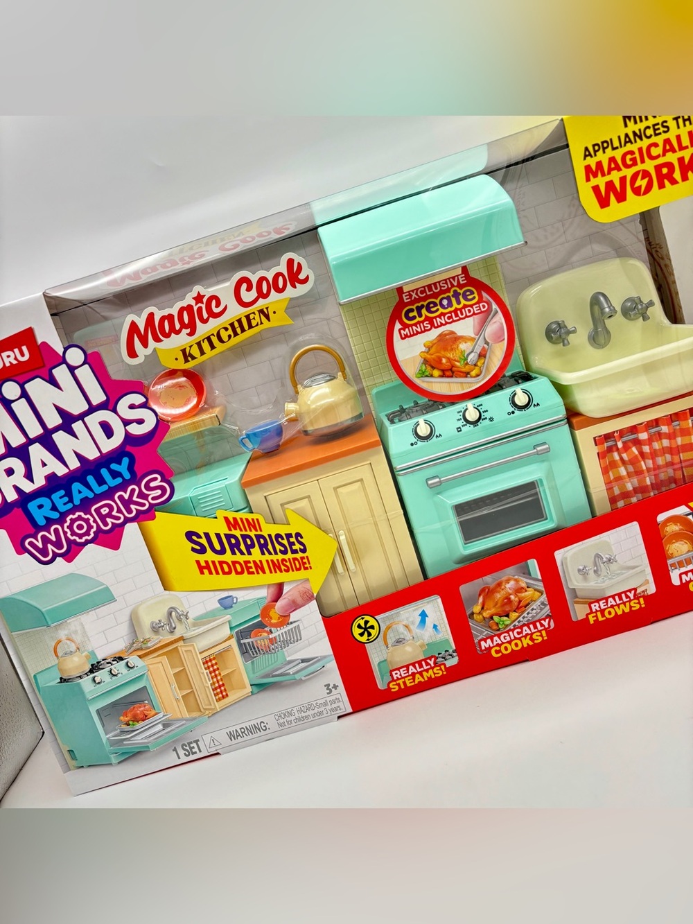 Mini Brands Really Works Magic Cook Kitchen Play Set by Zuru NEW